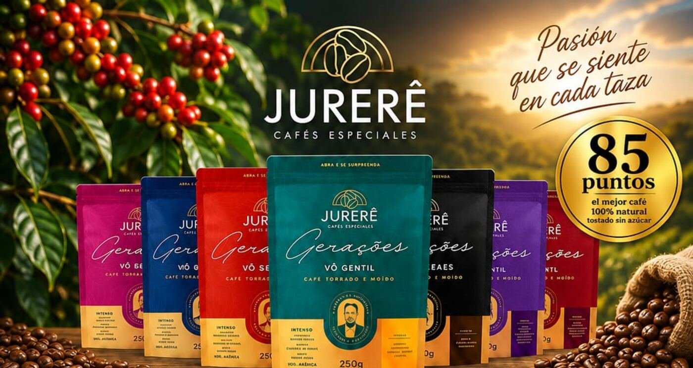 Línea Gerações de cafés Jurerê